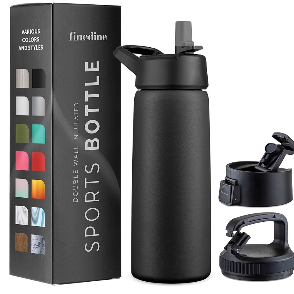 Finedine Triple Vacuum Insulated Sports Bottle - New In Box